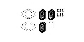 HJS 82 49 8358 Mounting Kit, exhaust system